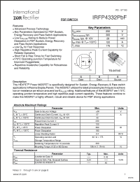 Click here to download IRFP4332PBF Datasheet