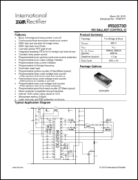 Click here to download IRS2573DSTRPBF Datasheet