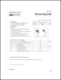 Click here to download IRF3515SPBF Datasheet