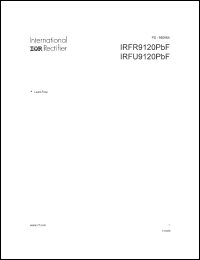 Click here to download IRFR9120PBF Datasheet