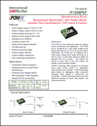 Click here to download IP1206TRPBF Datasheet