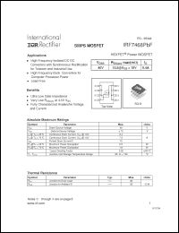 Click here to download IRF7468PBF Datasheet