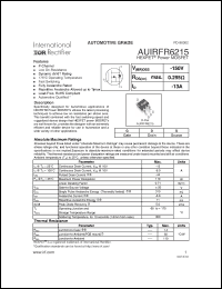 Click here to download AUIRFR6215TRR Datasheet