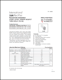 Click here to download IRHLF6930Z4 Datasheet