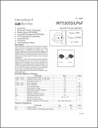 Click here to download IRF5305LPBF Datasheet