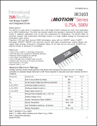 Click here to download IR3103 Datasheet