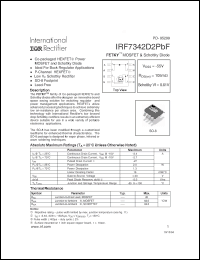 Click here to download IRF7342D2PBF Datasheet