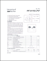 Click here to download IRF3415SPBF Datasheet