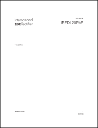 Click here to download IRFD120PBF Datasheet