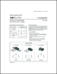 Click here to download 111CNQ045ASM Datasheet