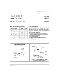Click here to download 1N5818TR Datasheet