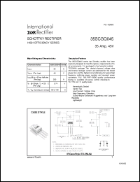 Click here to download 35SCGQ045 Datasheet