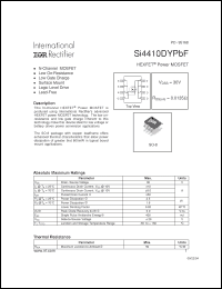 Click here to download SI4410DYPBF Datasheet