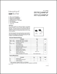 Click here to download IRFR024NPBF Datasheet