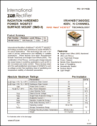 Click here to download IRHNB7360SE Datasheet