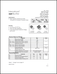 Click here to download IRF3704ZL Datasheet