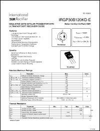 Click here to download IRGP30B120KD-E Datasheet
