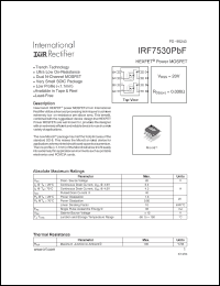Click here to download IRF7530PBF Datasheet