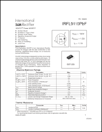 Click here to download IRFL9110PBF Datasheet