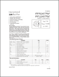 Click here to download IRFR2407PBF Datasheet