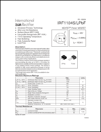 Click here to download IRF1104LPBF Datasheet