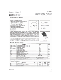 Click here to download IRFP360LCPBF Datasheet