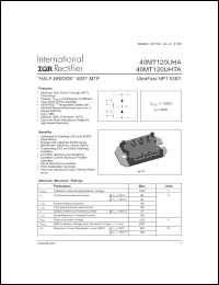 Click here to download 40MT120UHA Datasheet