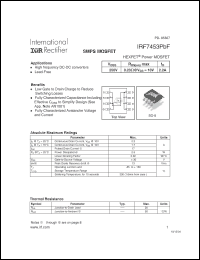 Click here to download IRF7453PBF Datasheet