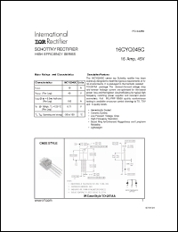 Click here to download 16CYQ045C Datasheet