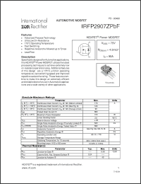 Click here to download IRFP2907ZPBF Datasheet