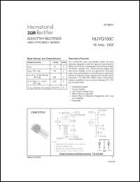 Click here to download 16JYQ100C Datasheet