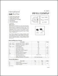 Click here to download IRFU120NPBF Datasheet