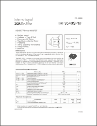 Click here to download IRF9540SPBF Datasheet