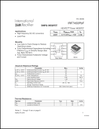 Click here to download IRF7450_04 Datasheet