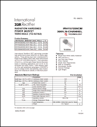 Click here to download IRHY57230CM Datasheet