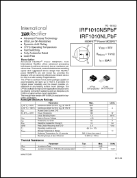Click here to download IRF1010NLPBF Datasheet