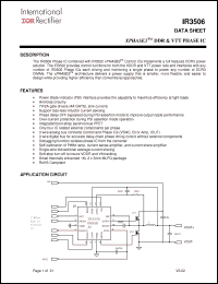 Click here to download IR3506 Datasheet