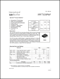 Click here to download IRF7309PBF Datasheet