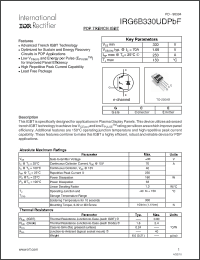 Click here to download IRG6B330UDPBF Datasheet