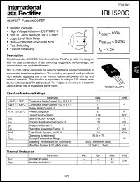 Click here to download IRLI520G Datasheet