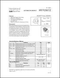 Click here to download IRFP2907Z Datasheet