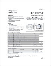Click here to download IRFH3707PBF_10 Datasheet