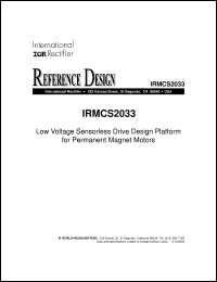 Click here to download IRMCS2033 Datasheet
