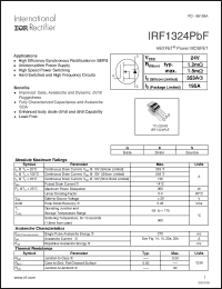 Click here to download IRF1324PBF Datasheet