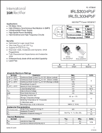 Click here to download IRLS3034PBF Datasheet