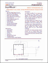 Click here to download IR3800AMPBF Datasheet