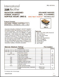 Click here to download IRHNB7460SE Datasheet