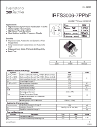 Click here to download IRFS3006-7PPBF Datasheet