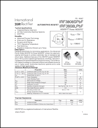 Click here to download IRF3808SPBF Datasheet