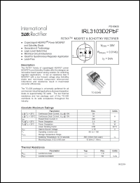 Click here to download IRL3103D2PBF Datasheet